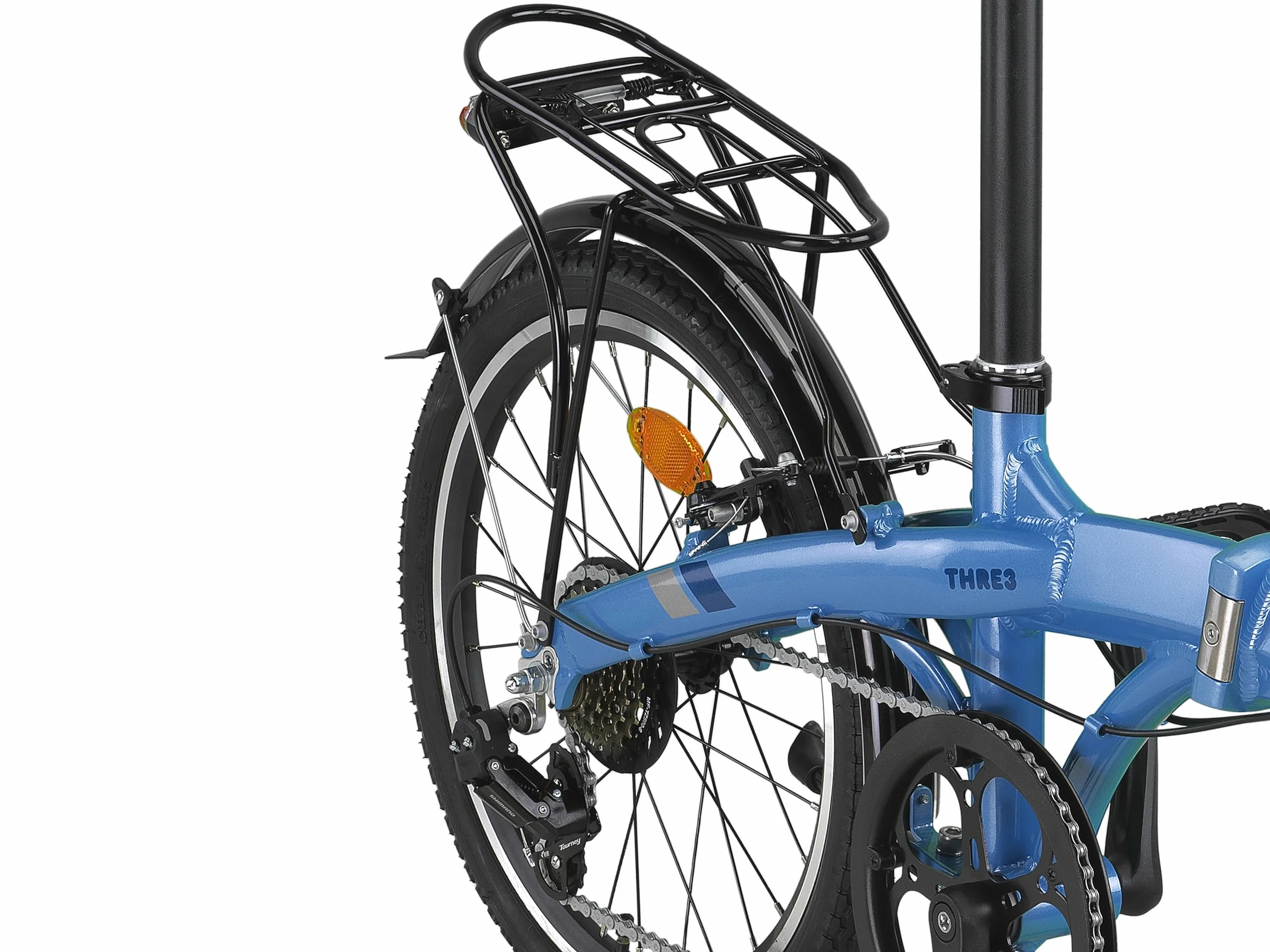 PACTO Składany rower dla dorosłych rama aluminiowa 27 cm koła 20 cali 6 biegów Shimano