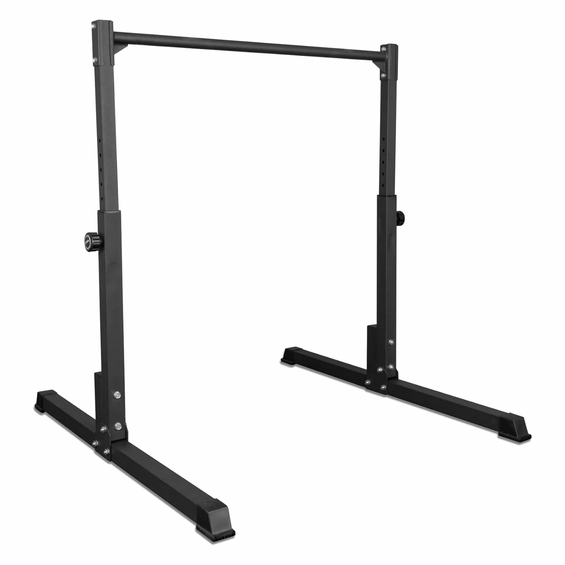 Gravity Fitness Drążek Statyczny do Kalisteniki i Treningu Siłowego w Domu – Regulowana Wysokość – Antypoślizgowe Nogi – Uchwyty z Powłoką Proszkową – Drążek do Ćwiczeń Kalistenicznych