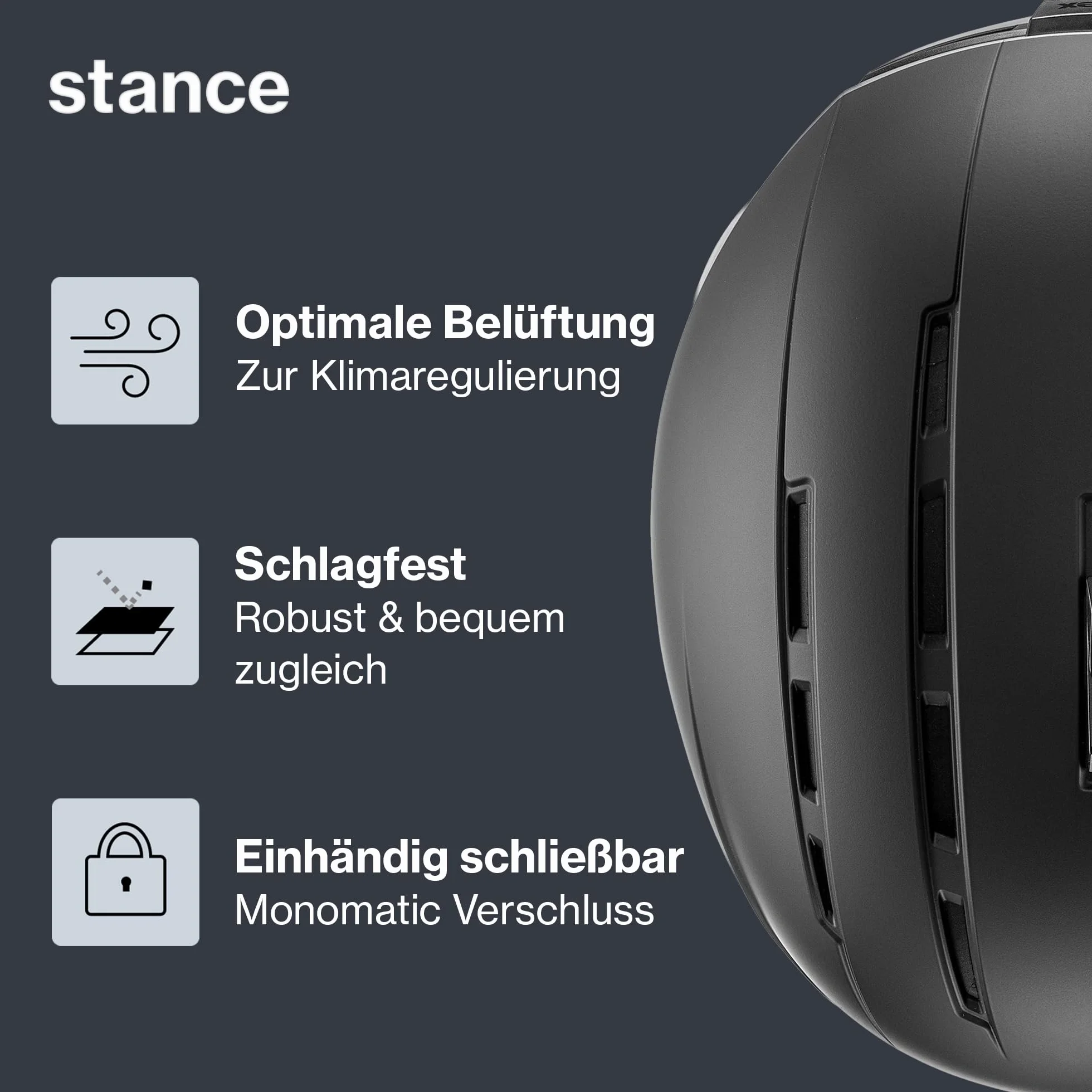 uvex Stance kask narciarski wentylowany z regulacją rozmiaru