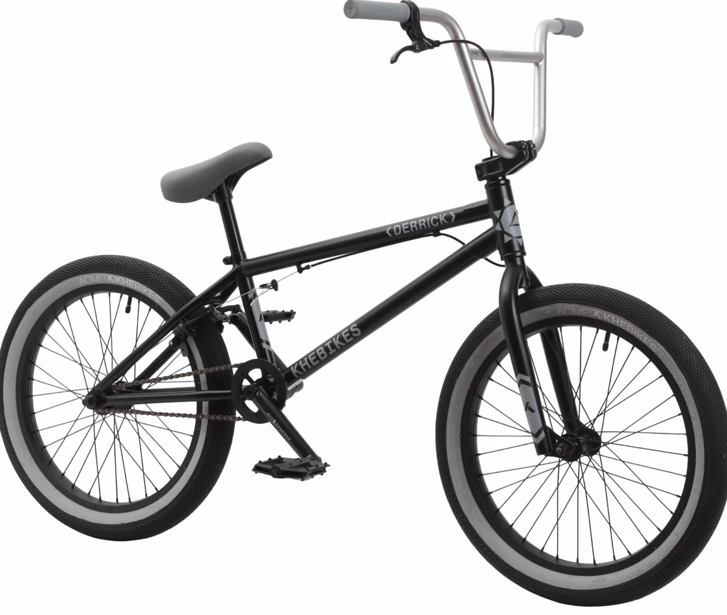 KHE Derrick rower BMX 20" 11,1 kg Freestyle 2025 czarny matowy