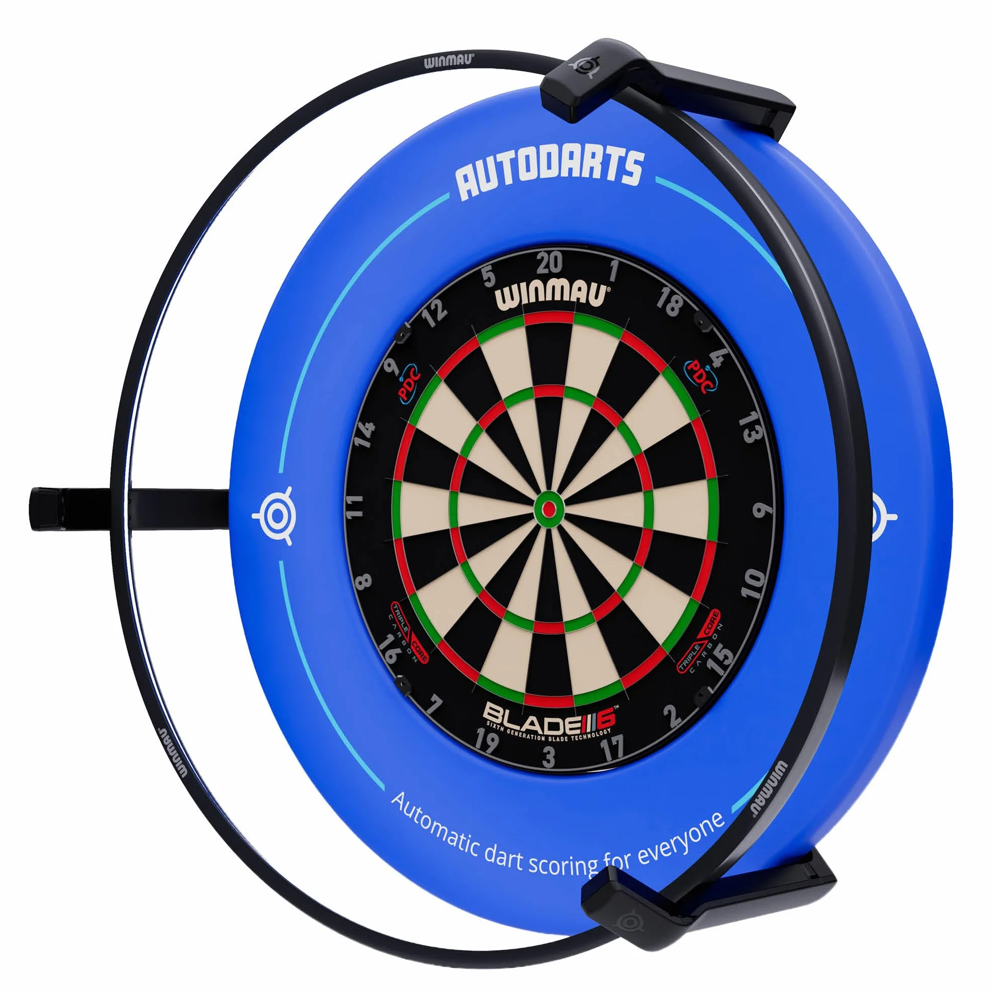 Autodarts Vantage zestaw do automatycznej punktacji do darta, kamery do rzutek, nagrywanie wyników rzutek, graj online vs globalni przeciwnicy i weź udział w zawodach z własnego domu, łatwa