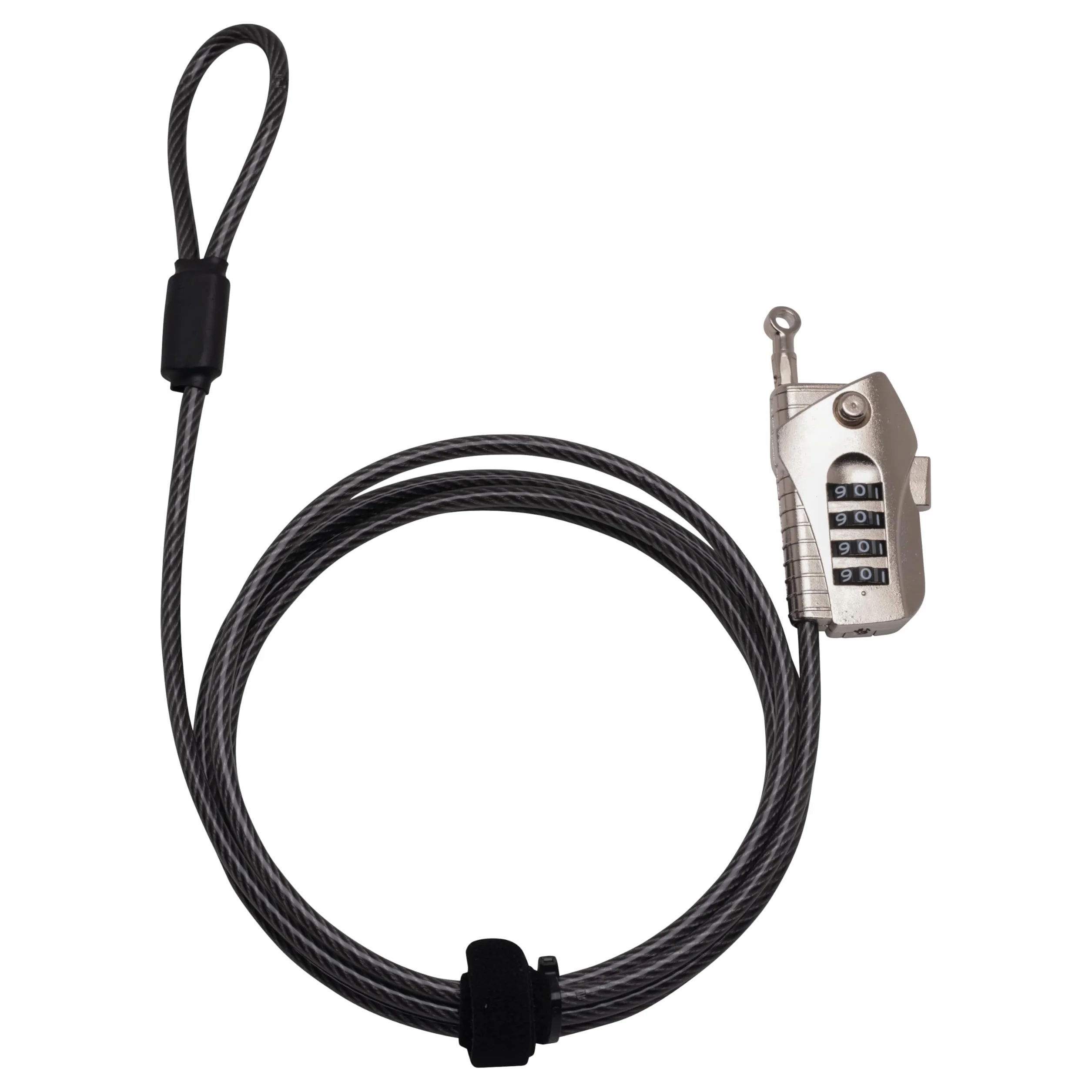 Burg-Wächter zapięcie kablowe z zamkiem szyfrowym, Snap+Lock, 2 metry, czarne