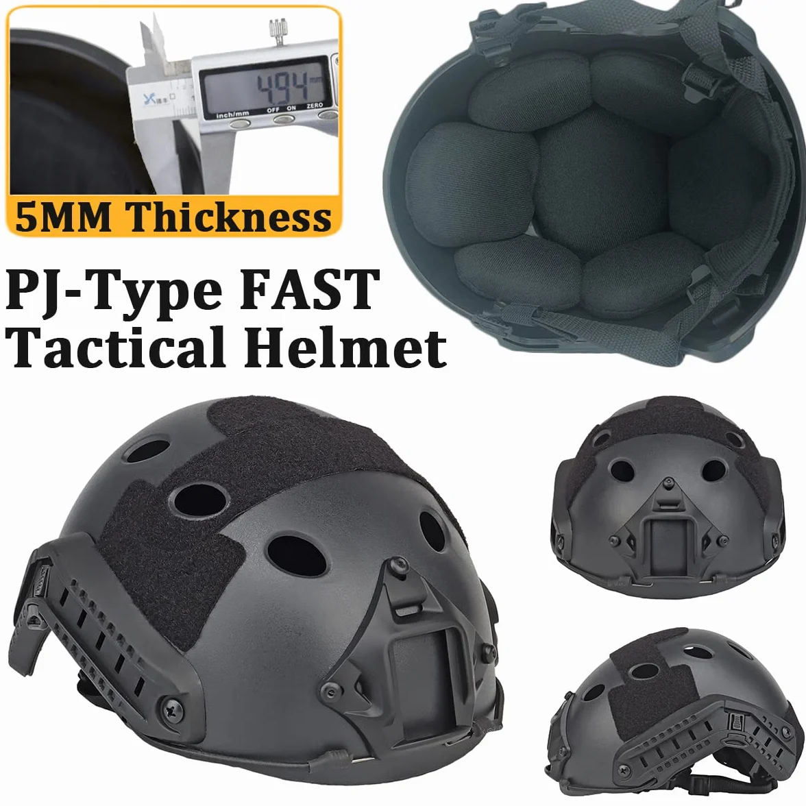 Kask do paintballu Airsoft z taktyczną półmaską i wizjerem, wojskowy sprzęt ochronny do BB Gun