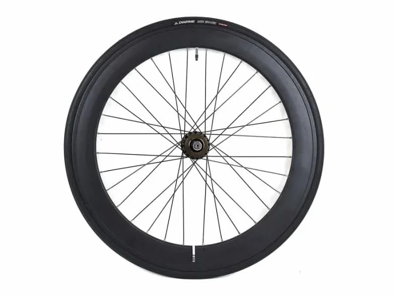 Zestaw kół Santafixie 700C 60 mm – pojedyncza prędkość – piasta Flip-Flop, aluminium, 700 x 25C, ochrona przed przebiciem i kamerami